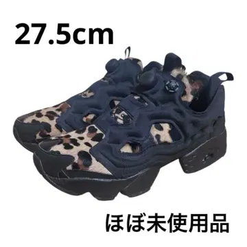 거의 미사용품 Reebok 인스타펌프 퓨리 애니멀 표범 무늬 27.5cm