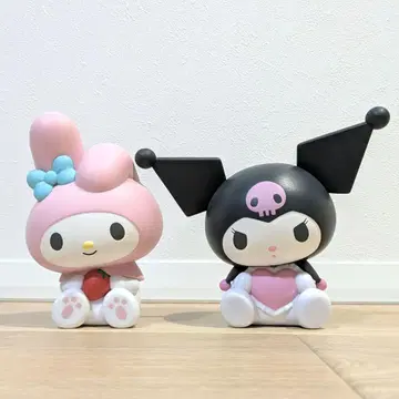 산리오 캐릭터즈 SOFVIMATES 마이멜로디 쿠로미 피규어