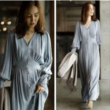 프레이 아이디, 새틴 턱 원피스