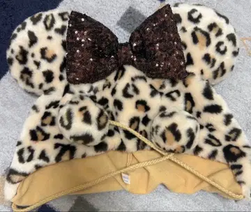 disney 미니 레오파드 무늬 팬캡