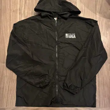 MADE IN USA TEAM USA 후드 부착 나일론 자켓