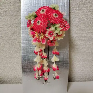 꽃무늬 헤어콤 머리 장식