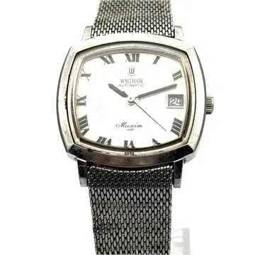 WALTHAM Maxim VIP SS/AT 실버 다이얼 자동 와인딩