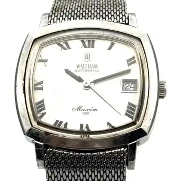 WALTHAM Maxim VIP SS/AT 실버 다이얼 자동 와인딩