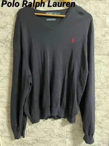 [ 익명 배송 ] XXL 랄프 로렌 V넥 스웨터 니트 빅 사이즈