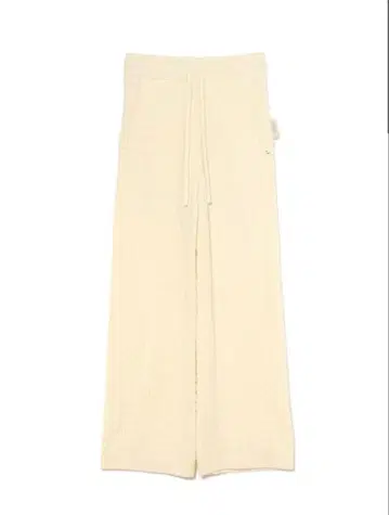 andmary Sugar 니트 케이블 팬츠 아이보리