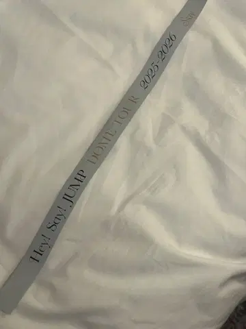 Hey!Say!JUMP DOME TOUR 은색 테이프 흰색 화이트