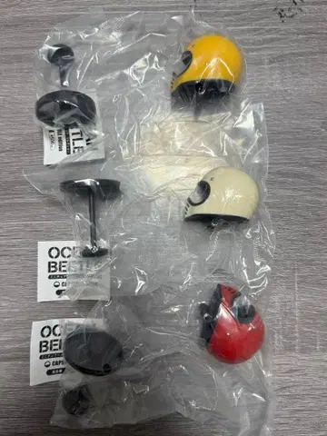 OCEANBeetle MTX 헬멧 3종 세트 캡슐 토이