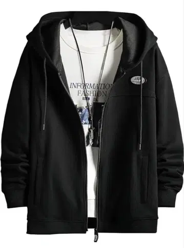 후드티 집업 긴팔 무지 스타일리시 후드 부착 자켓 남성용