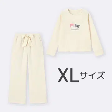 컨디션 최상 GU 마쉬멜로우 필 파자마 산리오 마이멜로디&쿠로미 XL