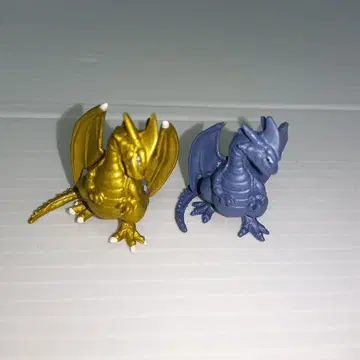드래곤 퀘스트 극소 피규어 금과 블랙 드래곤