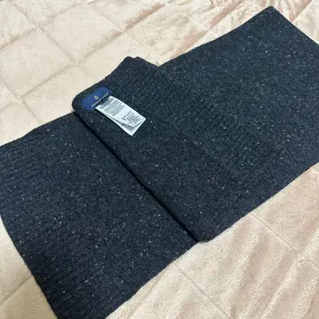 [ 새상품급 ] Brooks Brothers 면 양모 머플러 블랙