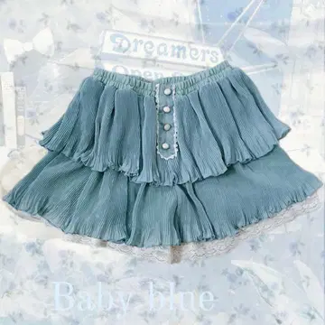 y2k axes femme 큐롯 숏팬츠 프릴 위시코어