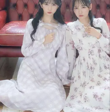 evelyn 오리지널 하트 체크 원피스