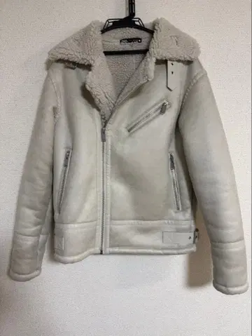 ZARA 더블 페이스 페이크 보아 자켓