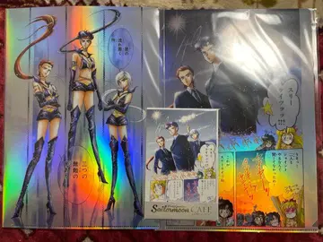 세일러문 카페 쓰리 스타라이트 클리어 파일 엽서