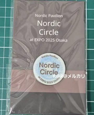 만박 EXPO2025 북유럽관 핀 배지 브라운 노르딕 서클
