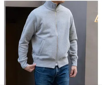 LOOPWHEELER LW79 그레이 자켓