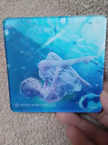 헤븐 번즈 레드 콜라보 카페 아크릴 코스터 모리츠키카 헤브번