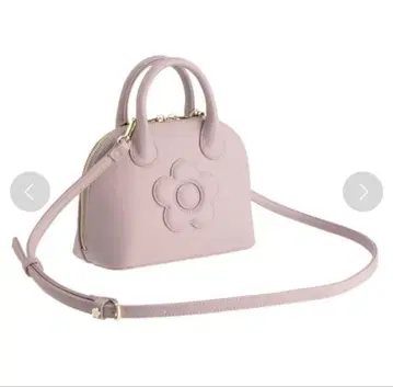 마리콴트 숄더백 데이지 패치 푸가티 핑크