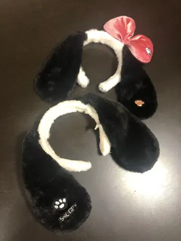 유니버셜 스누피 머리띠 세트 페어 2개 세트