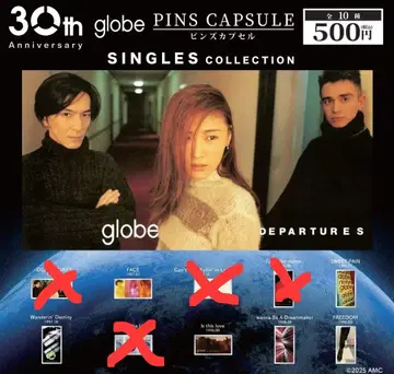globe PINS SINGLES COLLECTION 6개 세트