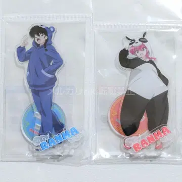 란마 1/2 POP UP 동물 파자마 아크릴 스탠드 란마 2종