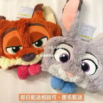 주토피아 팬캡 닉과 주디 세트 디즈니 택 포함 새상품