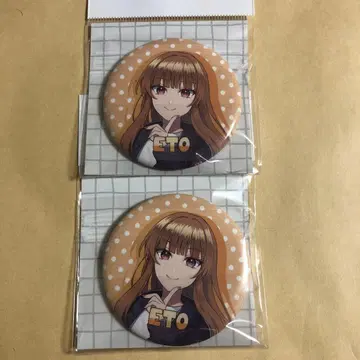 컬러풀 피치 에토 5주년 전시회 캔뱃지 2개