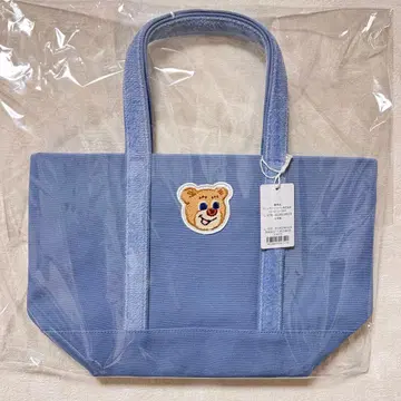 당일 발송 러브러리 바이 페이러 올드 테디 와펜 토트백 블루