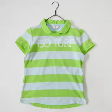 먼싱웨어 여성용 골프 보더 피케 셔츠 M 사이즈