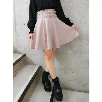 ROJITA 반지 비쥬 버클 SK (핑크)