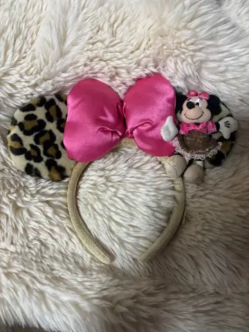 미니 마우스 레오파드 무늬 머리띠
