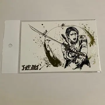 골든 카무이 먹그림 금박 엽서 코이토 오토노신