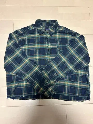 Patagonia 체크 무늬 플란넬 셔츠 XXL