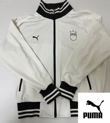 PUMA 화이트 집업 자켓