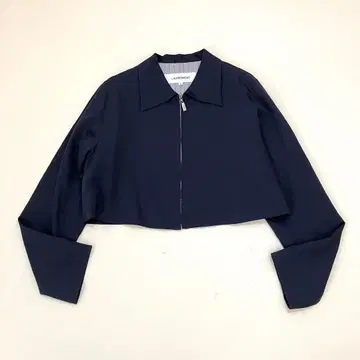 로트레아몽 크롭 집업 자켓 네이비 M