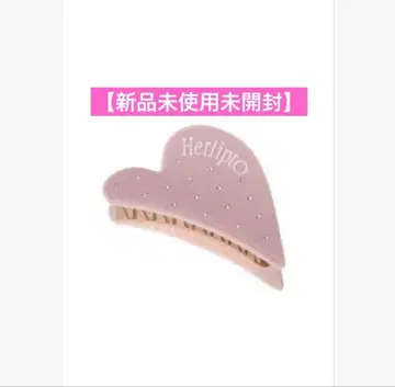 Bicolor Heart Twincle Hair Clip pink