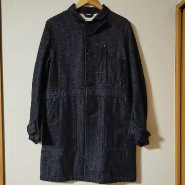 SOUNDMAN 인디고 코트 S사이즈 일본제 새상품급