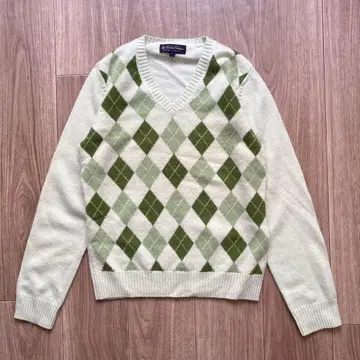 BROOKS BROTHERS 브룩스브라더스 아가일 니트