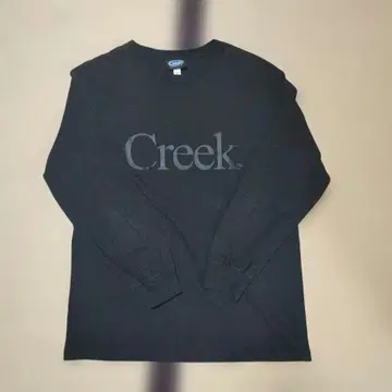 Creek 블랙 롱 슬리브 티셔츠 M