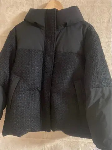 도나마리 이소재 믹스 다운 자켓 38