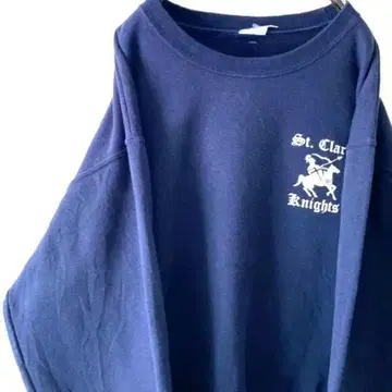 St.Clare Knights 맨투맨 네이비 네이비 컬러 구제 의류