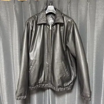 FTC 블랙 가죽 자켓 M