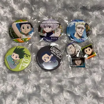 HUNTER x HUNTER 곤 키루아 겐스루 클로로 CAN 배지