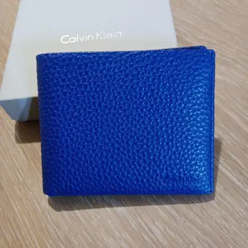 캘빈 클라인 접이식 지갑 파란색