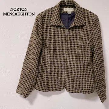 새상품급 NORTON MENSAUGHTON 체크 무늬 자켓