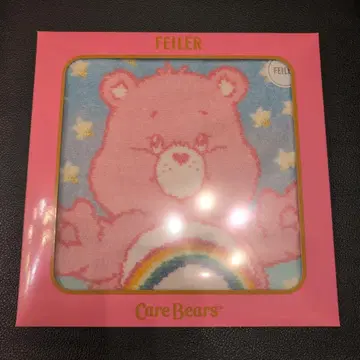 페이러 케어베어 치어베어 스타 타월 손수건 PLAZA 한정판