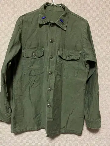 실물 USED 미군 OG-107 코튼 새틴 유틸리티 셔츠