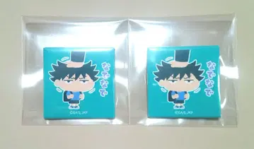 주술회전 일러스트야 스퀘어 캔뱃지 후시구로 세트